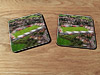 Cork drink coaster showing Aerial Photograph of Accrington Stanley - Crown Ground Cork drink coaster showing Aerial Photograph of Accrington Stanley - Crown Ground
