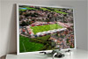 Framed Poster showing Aerial Photograph of Accrington Stanley - Crown Ground