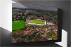 Fine Art Canvas showing Aerial Photograph of Accrington Stanley - Crown Ground