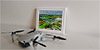 Framed Poster showing Aerial Photograph of AFC Fylde - Mill Farm