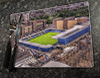 Wooden cork placemat showing Aerial Photograph of AFC Wimbledon - Plough Lane