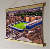 42cm / 16.5" poster hanger with 12x16" landscape print showing Aerial Photograph of AFC Wimbledon - Plough Lane 42cm / 16.5" poster hanger with 12x16" landscape print showing Aerial Photograph of AFC Wimbledon - Plough Lane