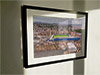 Extra Large Classic Mounted and Framed Fine Art Print showing Aerial Photograph of AFC Wimbledon - Plough Lane