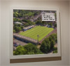 Premium Framed Cork Pin Board showing Aerial Photograph of Aldershot Town - Recreation Ground Premium Framed Cork Pin Board showing Aerial Photograph of Aldershot Town - Recreation Ground