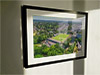 Extra Large Classic Mounted and Framed Fine Art Print showing Aerial Photograph of Aldershot Town - Recreation Ground