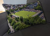 Custom Printed Canvas Cushion showing Aerial Photograph of Aldershot Town - Recreation Ground Custom Printed Canvas Cushion showing Aerial Photograph of Aldershot Town - Recreation Ground