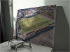 Fine Art Canvas showing Aerial Photograph of Alloa Athletic - Recreation Park