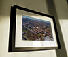 Classic Mounted and Framed Fine Art Print showing Aerial Photograph of Alloa Athletic - Recreation Park