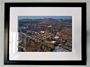 Classic Mounted and Framed Fine Art Print showing Aerial Photograph of Alloa Athletic - Recreation Park