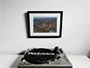 Classic Mounted and Framed Fine Art Print showing Aerial Photograph of Alloa Athletic - Recreation Park