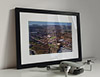 Classic Mounted and Framed Fine Art Print showing Aerial Photograph of Alloa Athletic - Recreation Park