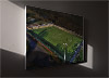 Fine Art Canvas showing Aerial Photograph of Annan Athletic - Galabank