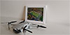 Framed Poster showing Aerial Photograph of Annan Athletic - Galabank