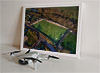 Framed Poster showing Aerial Photograph of Annan Athletic - Galabank