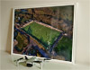 Framed Poster showing Aerial Photograph of Annan Athletic - Galabank