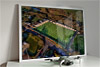 Framed Poster showing Aerial Photograph of Annan Athletic - Galabank