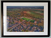 Extra Large Classic Mounted and Framed Fine Art Print showing Aerial Photograph of Annan Athletic - Galabank