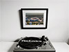 Classic Mounted and Framed Fine Art Print showing Aerial Photograph of Arsenal - Emirates Stadium