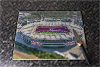 Rectangular glass cuttingboard showing Aerial Photograph of Arsenal - Emirates Stadium