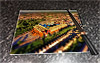 Rectangular glass cuttingboard showing Aerial Photograph of Aston Villa - Villa Park