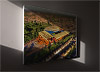 Fine Art Canvas showing Aerial Photograph of Aston Villa - Villa Park