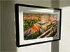 Extra Large Classic Mounted and Framed Fine Art Print showing Aerial Photograph of Aston Villa - Villa Park
