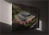 Fine Art Canvas showing Aerial Photograph of Aston Villa - Villa Park