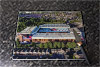 Rectangular glass cuttingboard showing Aerial Photograph of Aston Villa - Villa Park
