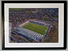 Extra Large Classic Mounted and Framed Fine Art Print showing Aerial Photograph of Ayr United - Somerset Park