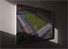 Fine Art Canvas showing Aerial Photograph of Ayr United - Somerset Park