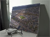 Fine Art Canvas showing Aerial Photograph of Ayr United - Somerset Park