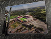 Wooden cork placemat showing Aerial Photograph of Barnsley - Oakwell Wooden cork placemat showing Aerial Photograph of Barnsley - Oakwell
