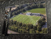 Wooden cork placemat showing Aerial Photograph of Basingstoke Town - Winklebury Football Complex Wooden cork placemat showing Aerial Photograph of Basingstoke Town - Winklebury Football Complex