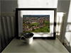 Classic Mounted and Framed Fine Art Print showing Aerial Photograph of Bath City - Twerton Park