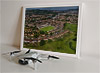 Framed Poster showing Aerial Photograph of Bath City - Twerton Park