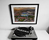 Extra Large Classic Mounted and Framed Fine Art Print showing Aerial Photograph of Birmingham City - St Andrews