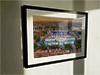 Extra Large Classic Mounted and Framed Fine Art Print showing Aerial Photograph of Birmingham City - St Andrews