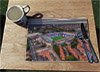 Wooden cork placemat showing Aerial Photograph of Birmingham City - St Andrews