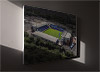 Fine Art Canvas showing Aerial Photograph of Blackburn Rovers - Ewood Park