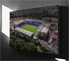 Fine Art Canvas showing Aerial Photograph of Blackburn Rovers - Ewood Park