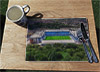 Aerial Photograph of Blackburn Rovers - Ewood Park Wooden cork placemat showing Aerial Photograph of Blackburn Rovers - Ewood Park