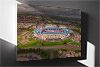 Fine Art Canvas showing Aerial Photograph of Bolton Wanderers - Macron Stadium