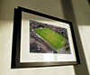 Classic Mounted and Framed Fine Art Print showing Aerial Photograph of Bonnyrigg Rose - New Dundas Park