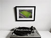 Classic Mounted and Framed Fine Art Print showing Aerial Photograph of Bonnyrigg Rose - New Dundas Park