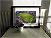 Classic Mounted and Framed Fine Art Print showing Aerial Photograph of Bonnyrigg Rose - New Dundas Park