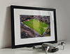 Classic Mounted and Framed Fine Art Print showing Aerial Photograph of Bonnyrigg Rose - New Dundas Park
