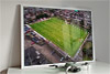 Framed Poster showing Aerial Photograph of Bonnyrigg Rose - New Dundas Park