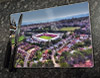 Wooden cork placemat showing Aerial Photograph of Bournemouth - Vitality Stadium