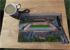 Wooden cork placemat showing Aerial Photograph of Bournemouth - Vitality Stadium