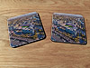 Cork drink coaster showing Aerial Photograph of Brentford - Brentford Community Stadium